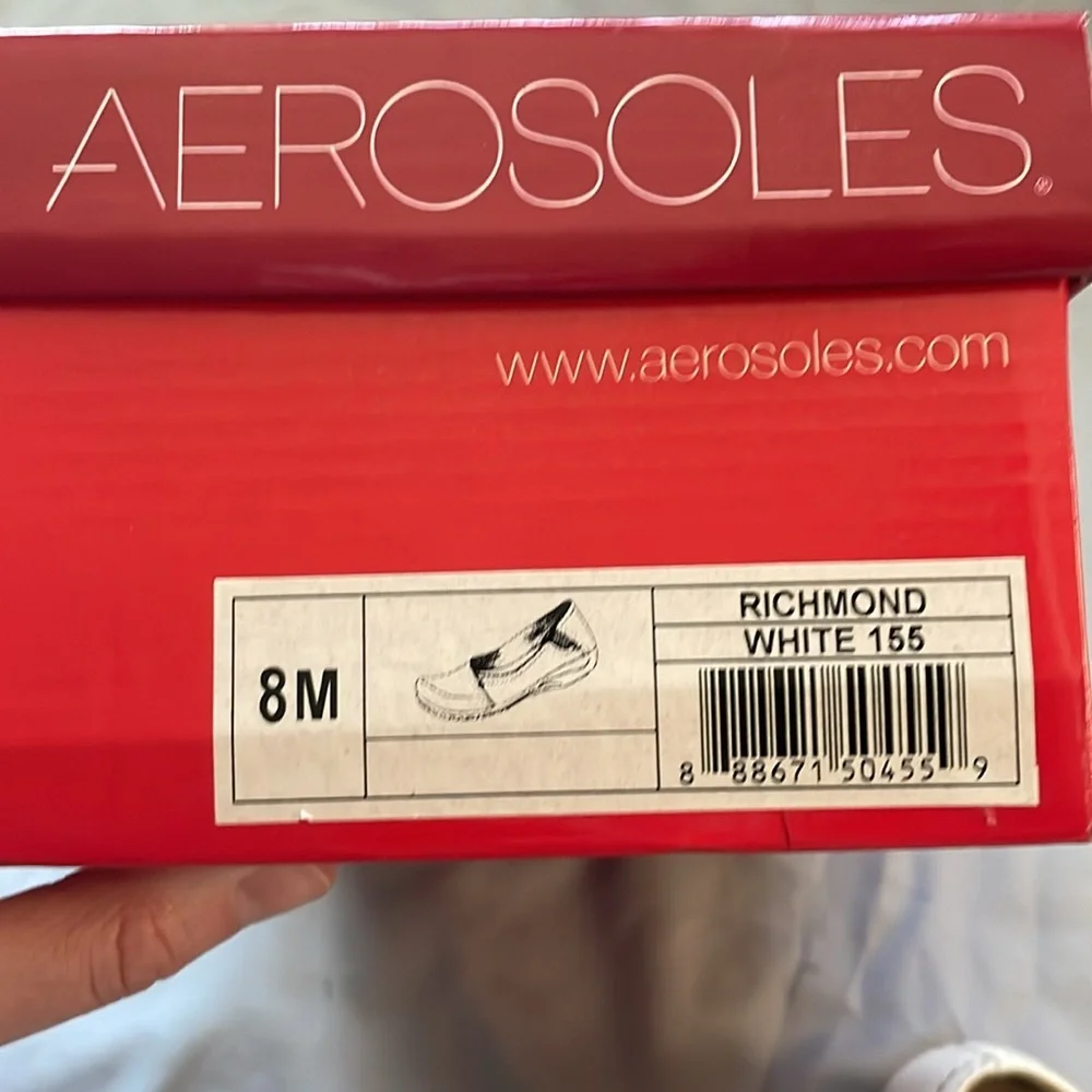 Aerosoles Richmond white womens shoes | size 8M - Picture 7 of 8